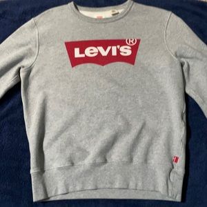 Gray Levi’s sweatshirt